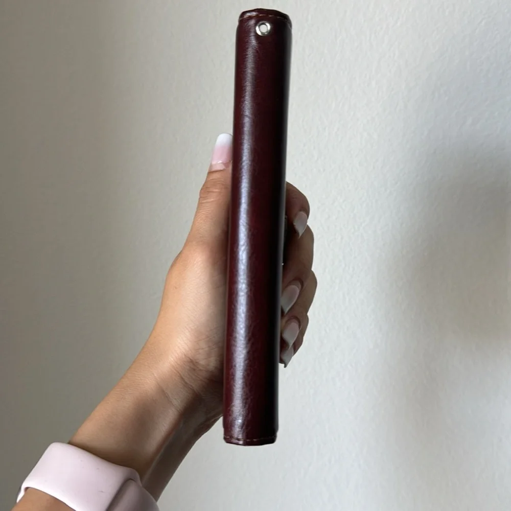 Faux Leather Brown Apple Phone Case/Wallet (iPhone 14 Pro Max)